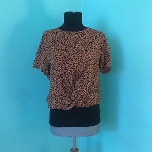 Cheetah print top